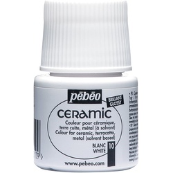 Pebeo Ceramic 45ml White 025-010