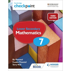 Hodder Cambridge Checkpoint Lower Secondary  Mathematics 7 3rd Edition
