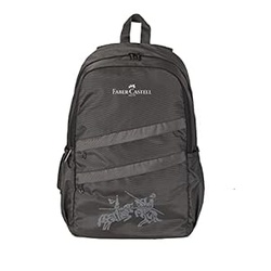 Faber Castell School Bag M Watermark JK Grey 9yrs+