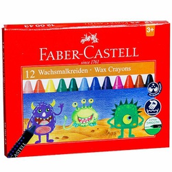 Faber Castell Crayons Regular Wax 12 pieces 75mm