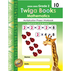 Twiga Books Mathematics Multiplication Phase1 Book10 Grade 2