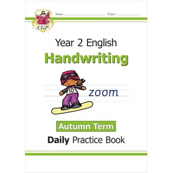 CGP KS1 Handwriting Year 2 Daily Practice Book: Autumn Term