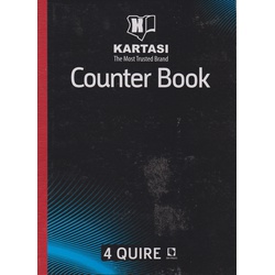 Counter Book A4 4 Quire