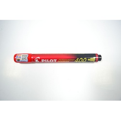 SCA-400-R Pilot Marker Permanent Red Chisel