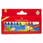 Faber Castell Crayons Bullet Wax 12 Pieces 58mm