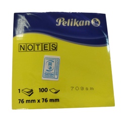 Pelikan note Neon Yellow 76x76mm 410184