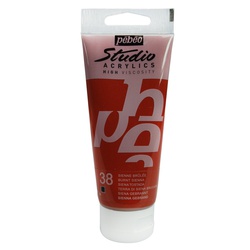 Pebeo Studio Acrylic High Viscosity 100ml Burnt sienna