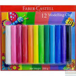 Faber Castell Modelling Clay 12 pieces 200g