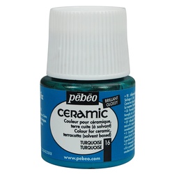 Pebeo Ceramic 45ml Turquoise 025-016