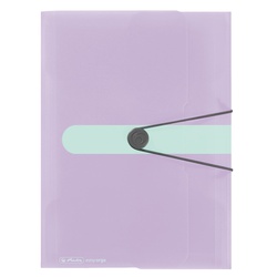Herlitz Wallet Folder A4 Lilac Transparent