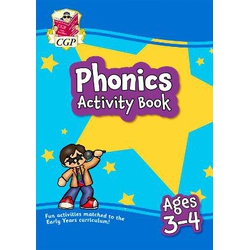 CGP Phonics Activity book Ages 3-4