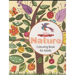 Alka Nature Colouring Book for Adults