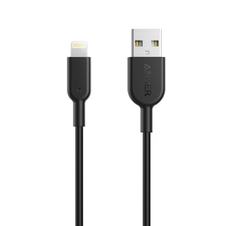 ANKER POWERLINE II WITH LIGHTNING CONNECTOR 3FT BLACK