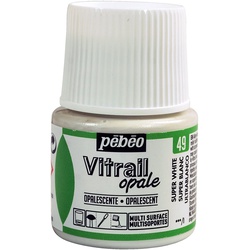 Pebeo Vitrail 45ml White 050-020