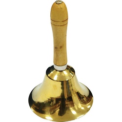 School Bell wooden Handle Large