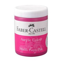 Faber Castell Acrylic Colour 140ml Mid Purple Pink