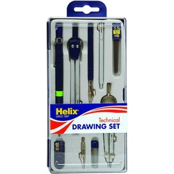 Helix Drawing Set T65X10 9 Pieces