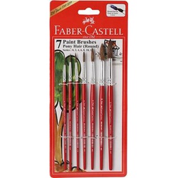 Faber Castell Brush Pony Hair Round set 7pieces