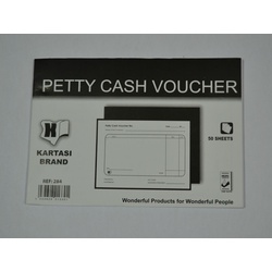 Petty Cash Voucher A5 Ref284 White