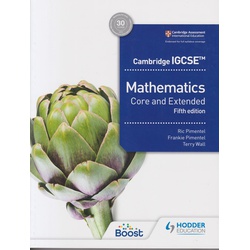 Hodder Cambridge IGCSE Maths Core & Extended 5th Edition