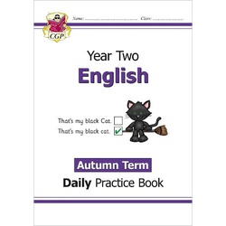 CGP KS1 English Year 2 Daily Practice Book: Autumn Term