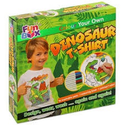 Fun Box: Colour Your Own Dinosaur T-Shirt