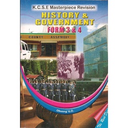 KCSE Masterpiece Revision History & Government Form 3 & 4