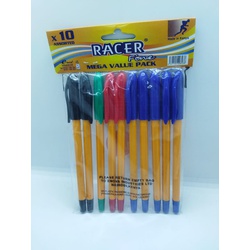 Racer Fine Mega Value Pack 10's Asst