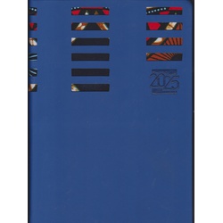 2025 Evoke PU Cover Ankara Diary A5 Bar