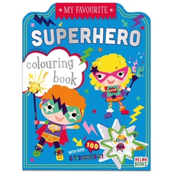 My Favourite: Superhero Colouring Book (Fernway)