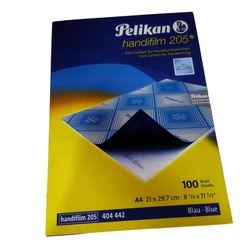 EC/100-T Pelikan Carbon film 205 A4 Blue 100pieces