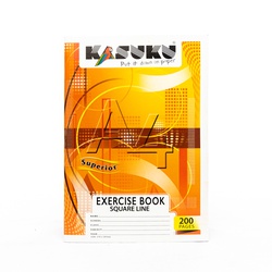 Exercise  Books SUPERIOR  200 Pages A4 Square Kasuku
