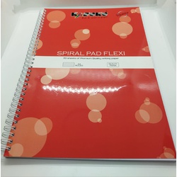 Kasuku Spiral Pad Flexi A4 Ruled 70 sheets