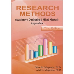 Research Methods: Quantitative and Qualitative Approaches.
