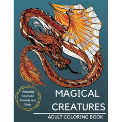 Magical Creatures Adult Colouring Book