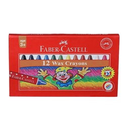 Faber Castell Crayons Regular Wax 12s 57mm 120048