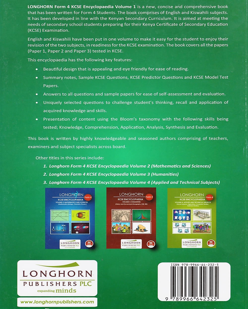 Longhorn Kcse Encyclopaedia F4 Vol 1 Languages Text Book Centre