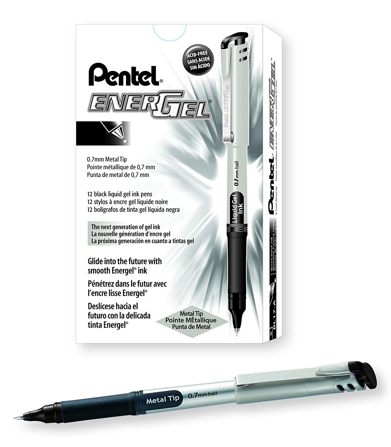 Pentel Energel 0.7 BL17-A Black