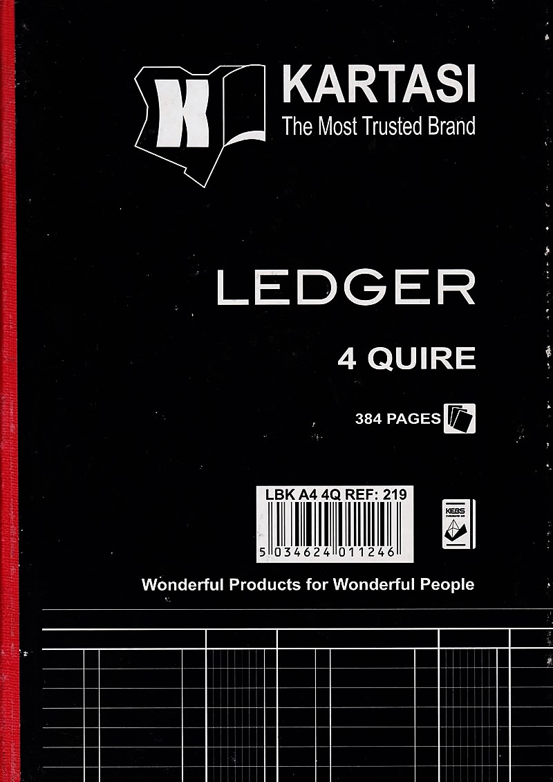 64516 9-9/16" x 6-1/8" Mead Single Entry Ledger Book 160 Pgs w Hardbound Cvr