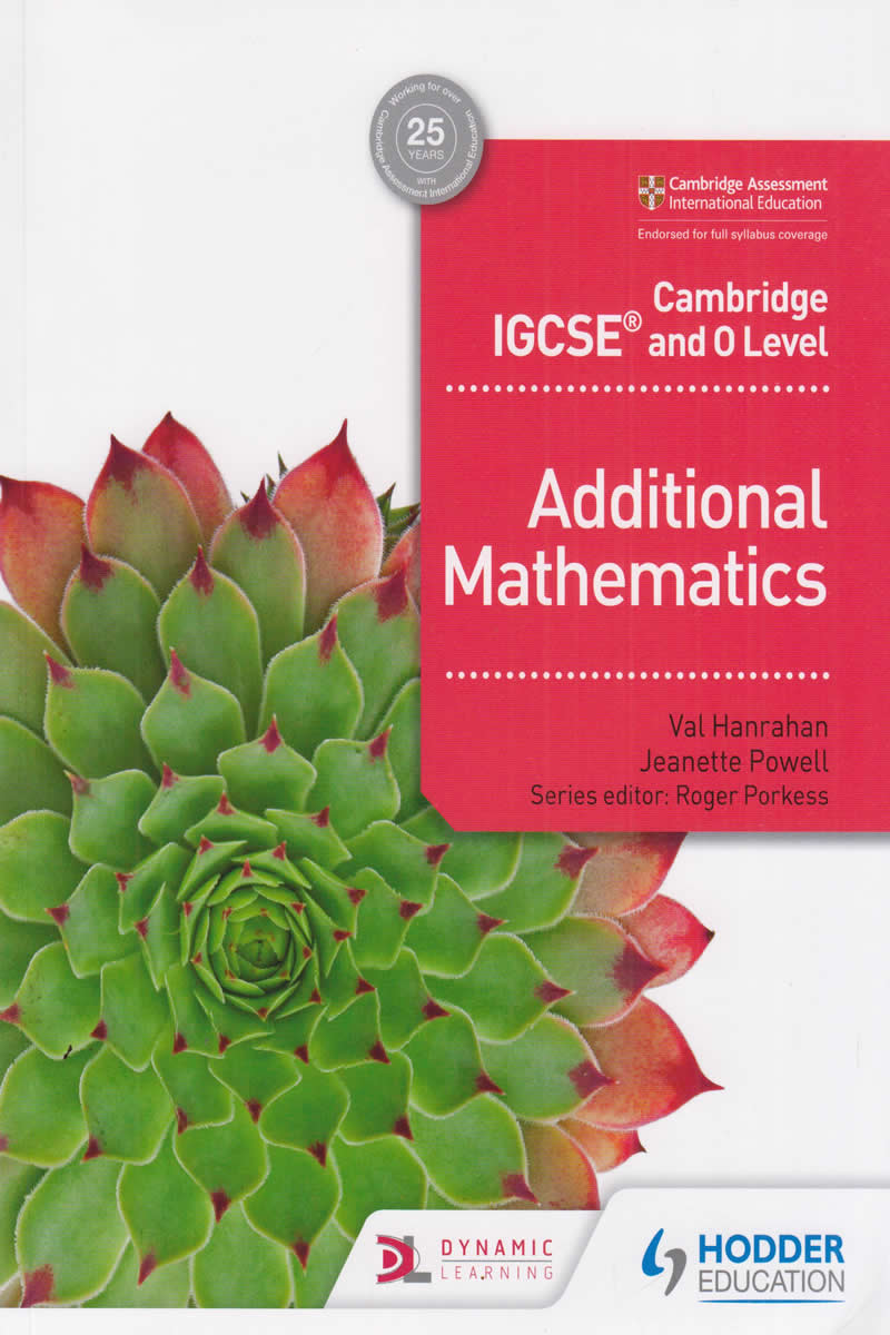 Cambridge IGCSE And O Level Additional Mathematics Text Book Centre