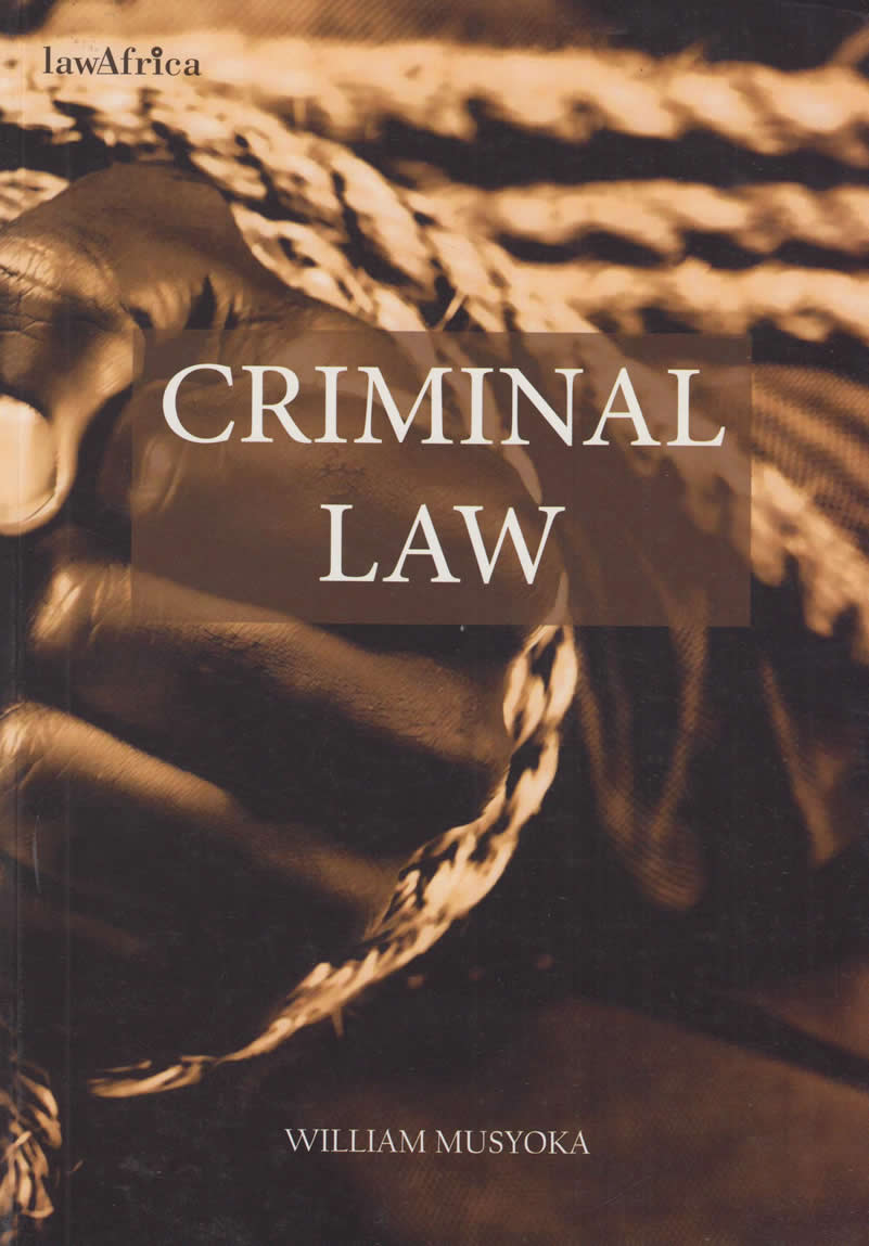 Criminal Law Musyoka Text Book Centre