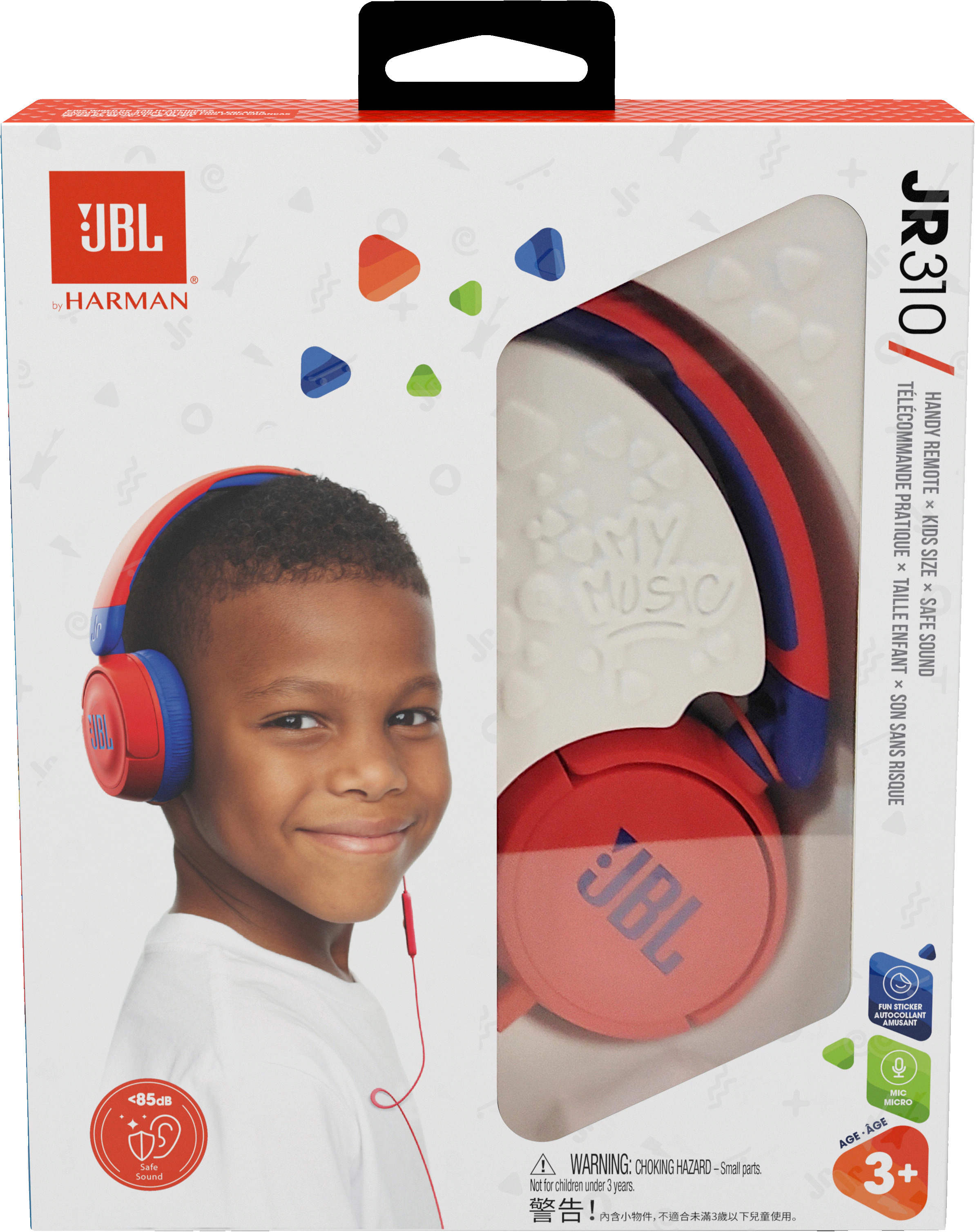 JBL JR310 Kids on-ear Headphones BLUE/RED/PINK | Book