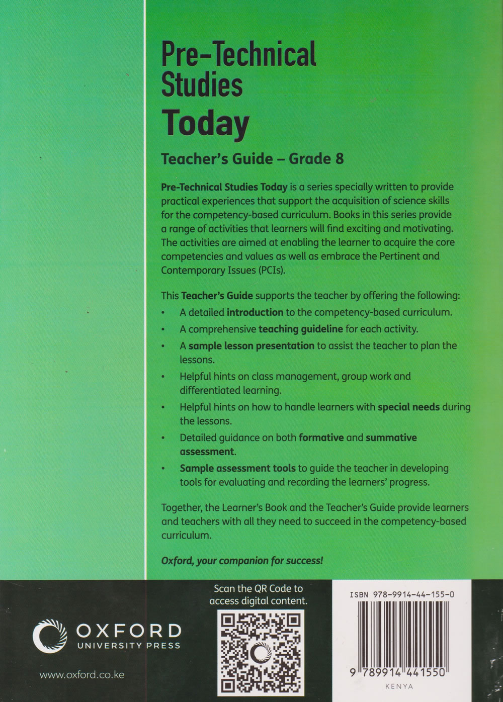 Pre-Technical　OUP　Book　Text　Teachers　Studies　(Approved)　Grade　Centre