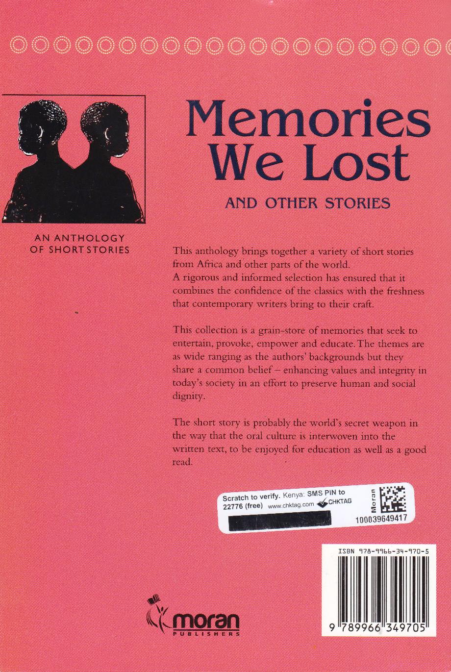 essays memories we lost and other stories
