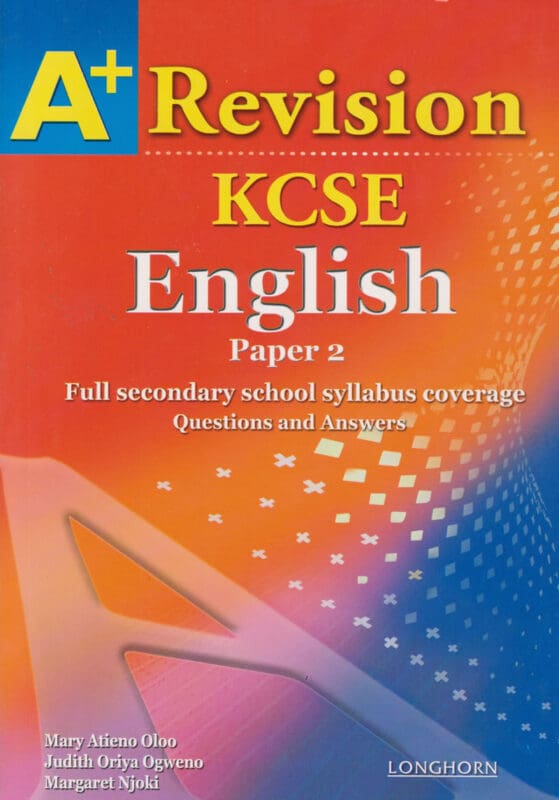 Text Book Centre - A+ Revision KCSE English Paper 2