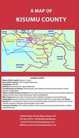 Text Book Centre - Map of Kisumu County (TMK)