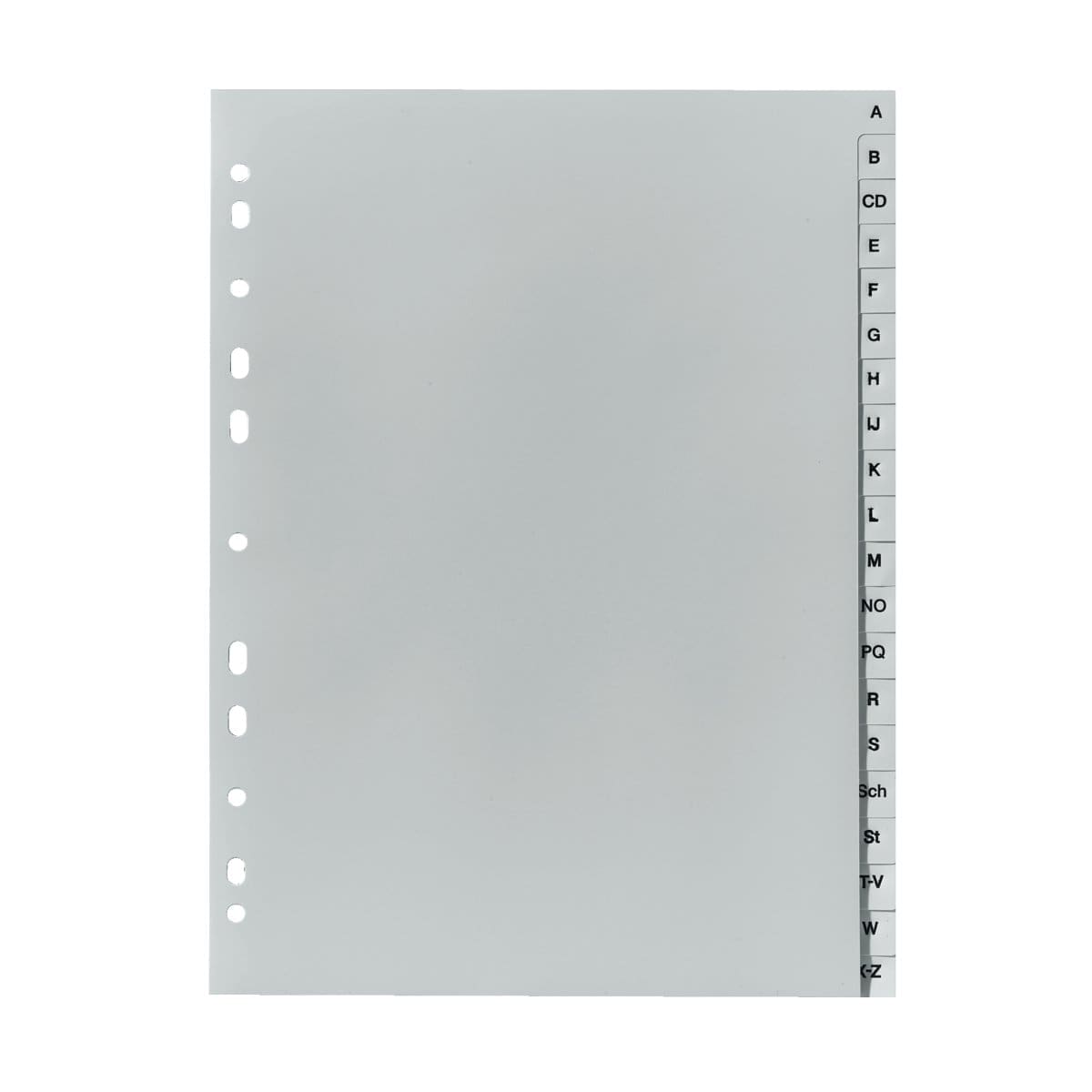 Text Book Centre - HLTZ File divider A4 A-Z grey 10843522/100810330
